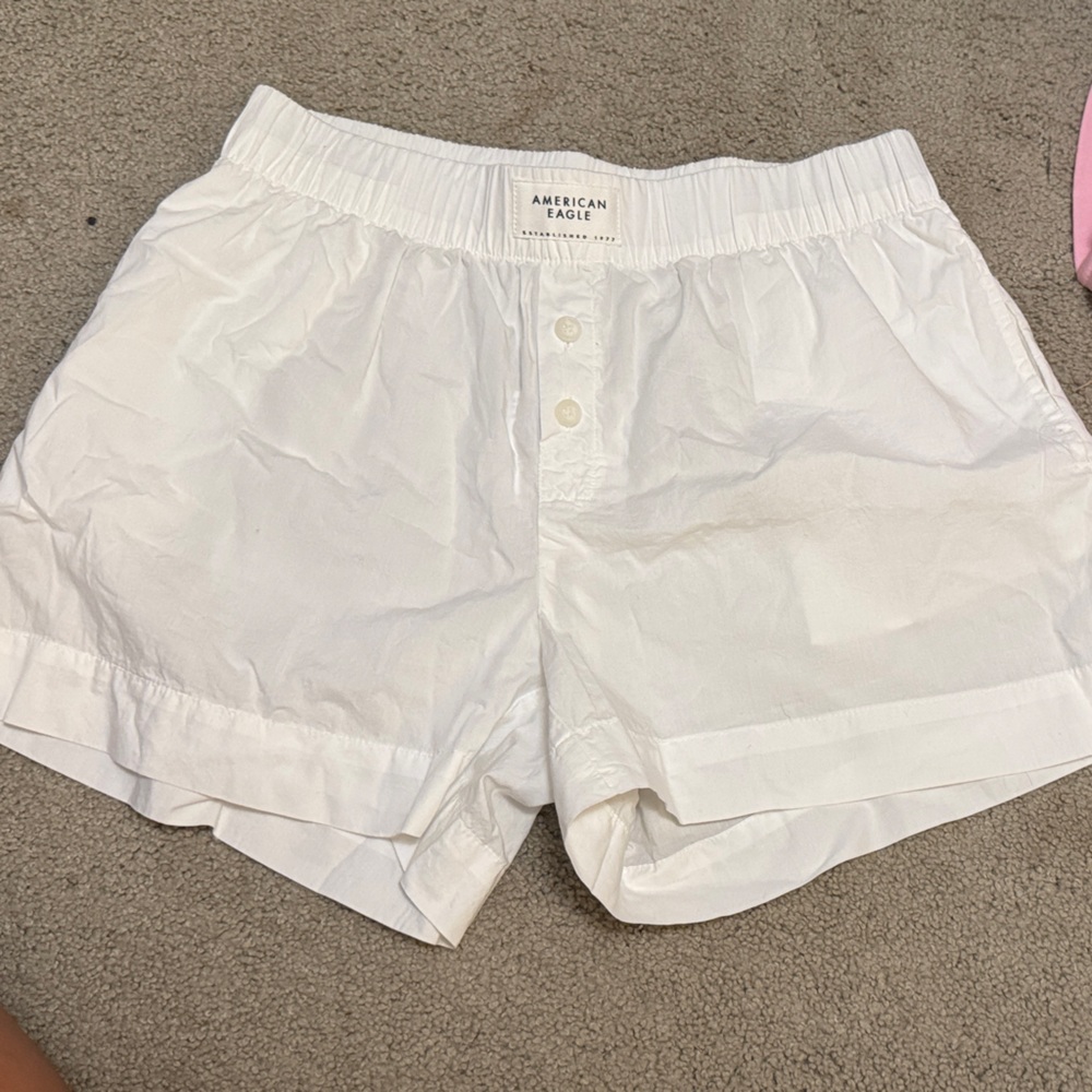 American Eagle Outfitters Crisp White Pajama Shorts